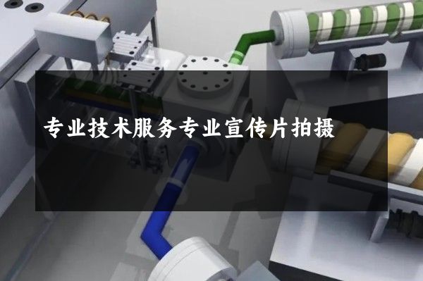 专业技术服务专业宣传片拍摄