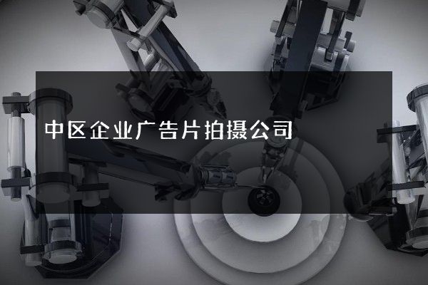 中区企业广告片拍摄公司