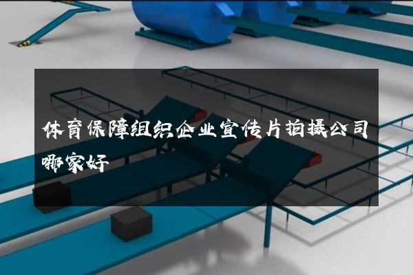 体育保障组织企业宣传片拍摄公司哪家好