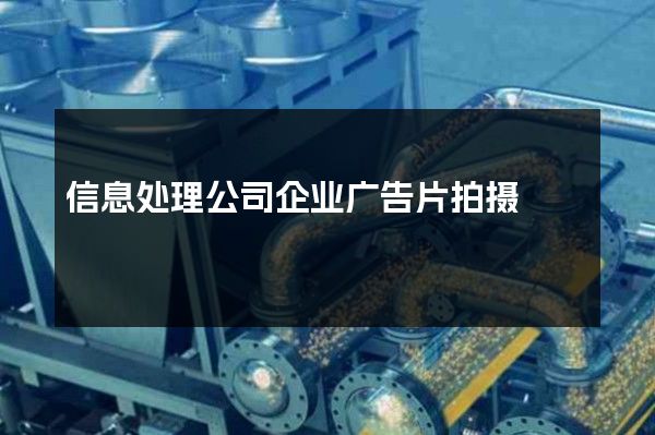 信息处理公司企业广告片拍摄