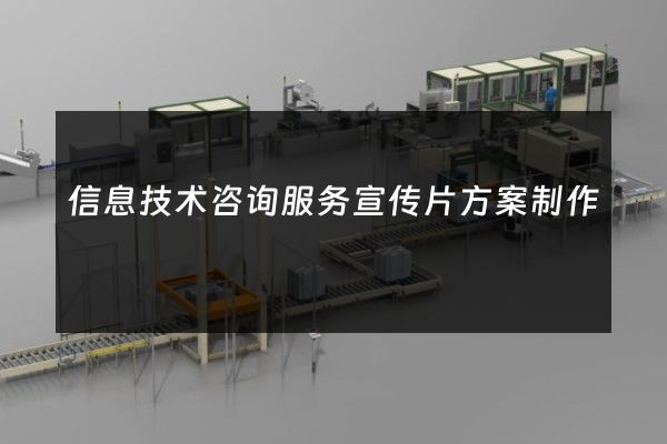 信息技术咨询服务宣传片方案制作