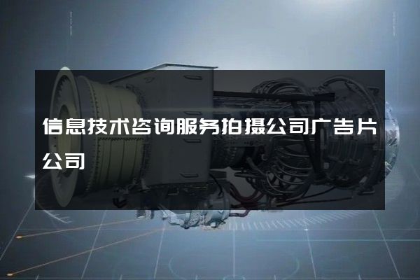 信息技术咨询服务拍摄公司广告片公司