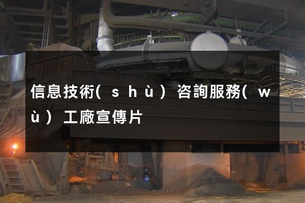 信息技術(shù)咨詢服務(wù)工廠宣傳片