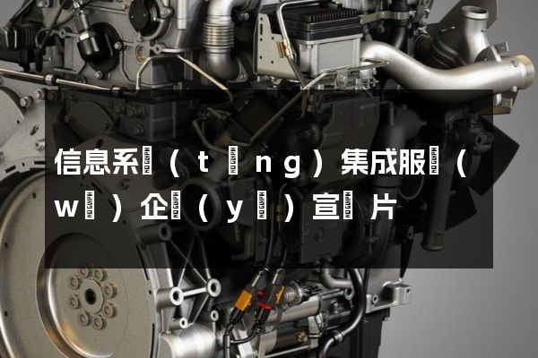 信息系統(tǒng)集成服務(wù)企業(yè)宣傳片