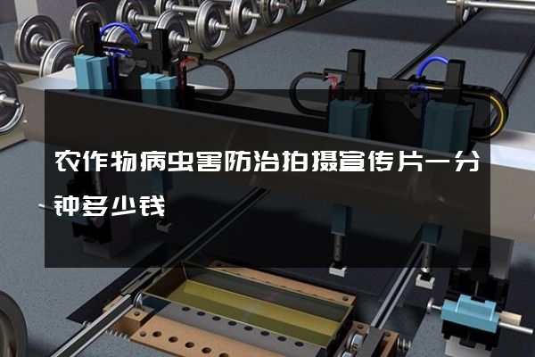 农作物病虫害防治拍摄宣传片一分钟多少钱