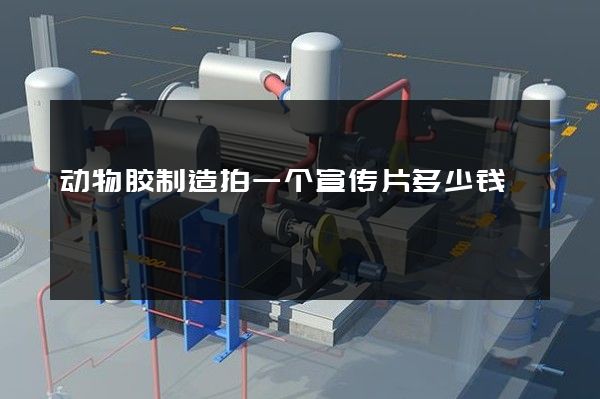 动物胶制造拍一个宣传片多少钱
