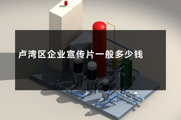 卢湾区企业宣传片一般多少钱