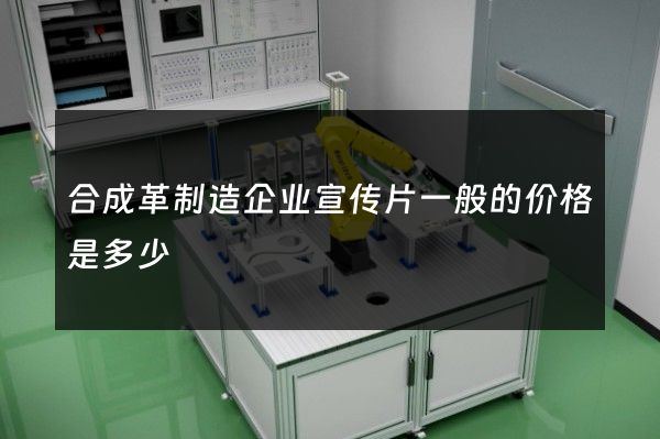 合成革制造企业宣传片一般的价格是多少