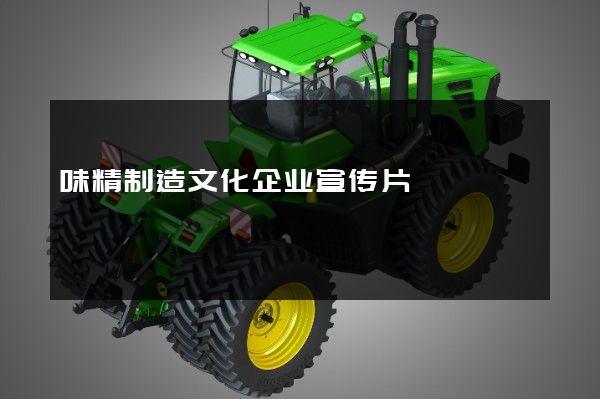 味精制造文化企业宣传片