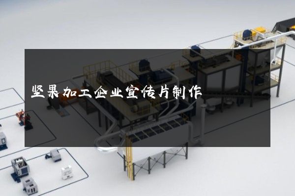 坚果加工企业宣传片制作