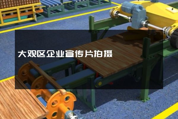 大观区企业宣传片拍摄