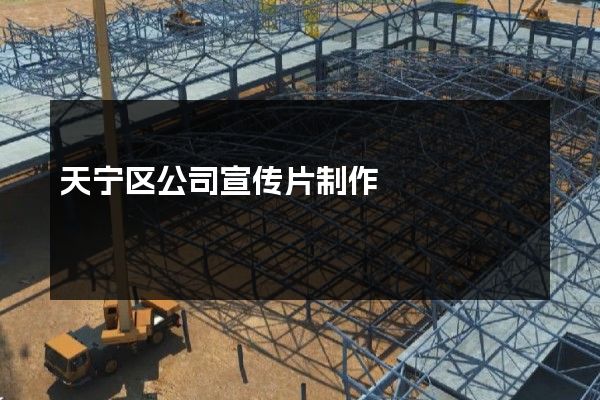 天宁区公司宣传片制作