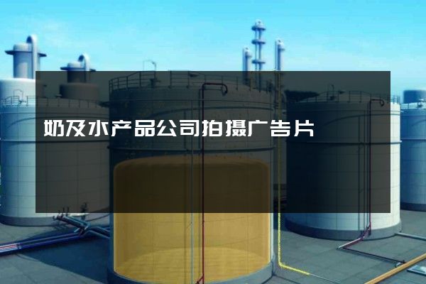 奶及水产品公司拍摄广告片