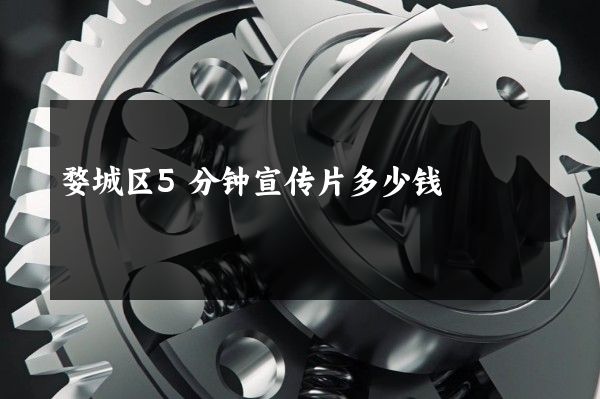 婺城区5分钟宣传片多少钱