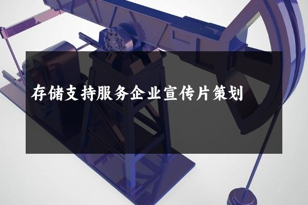 存储支持服务企业宣传片策划