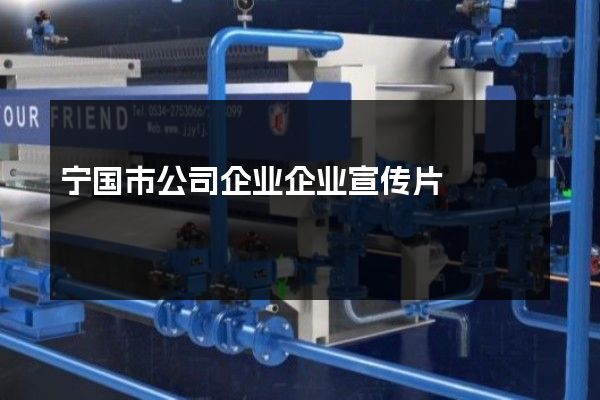宁国市公司企业企业宣传片