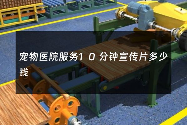 宠物医院服务10分钟宣传片多少钱