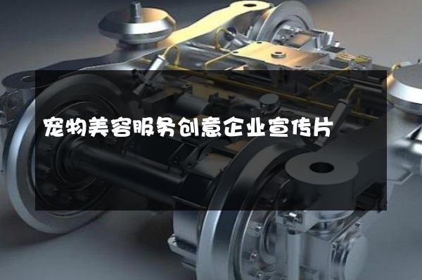宠物美容服务创意企业宣传片