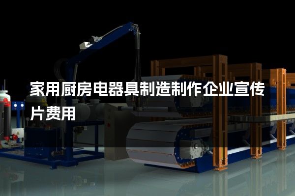 家用厨房电器具制造制作企业宣传片费用