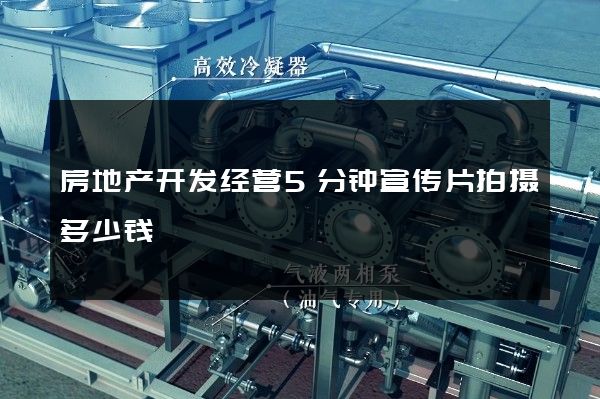 房地产开发经营5分钟宣传片拍摄多少钱