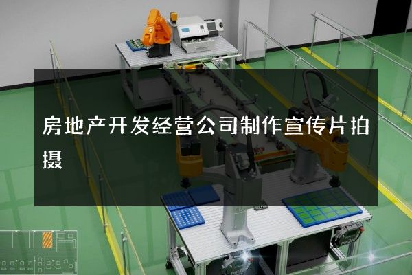 房地产开发经营公司制作宣传片拍摄