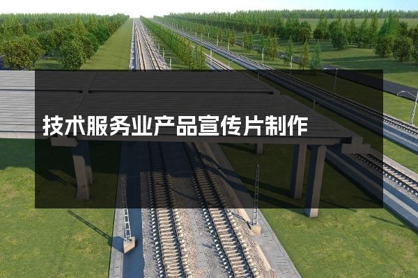技术服务业产品宣传片制作