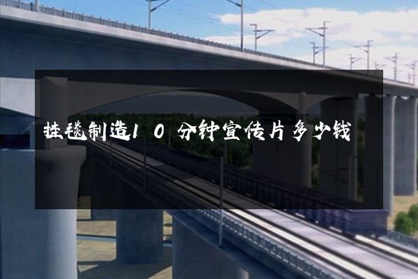 挂毯制造10分钟宣传片多少钱
