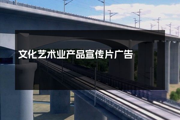 文化艺术业产品宣传片广告