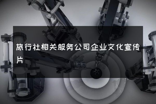 旅行社相关服务公司企业文化宣传片