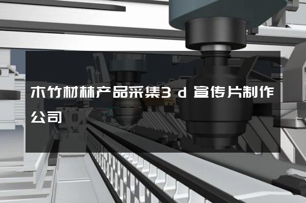 木竹材林产品采集3d宣传片制作公司