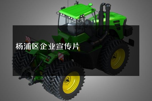 杨浦区企业宣传片
