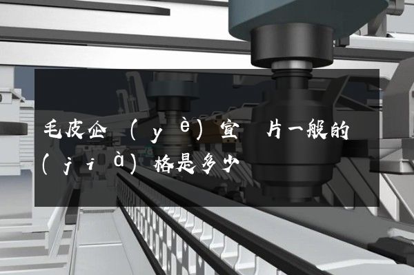 毛皮企業(yè)宣傳片一般的價(jià)格是多少