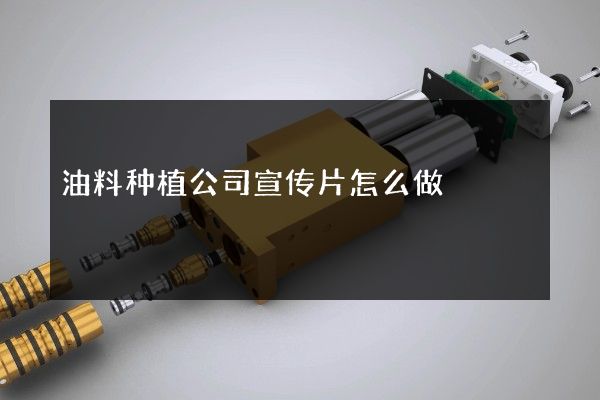 油料种植公司宣传片怎么做