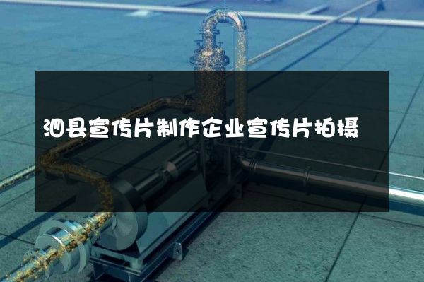 泗县宣传片制作企业宣传片拍摄