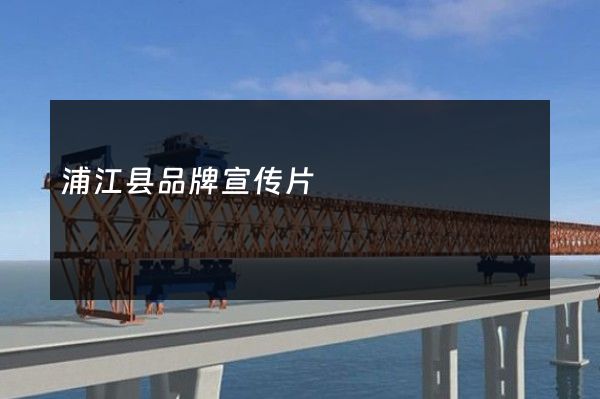 浦江县品牌宣传片