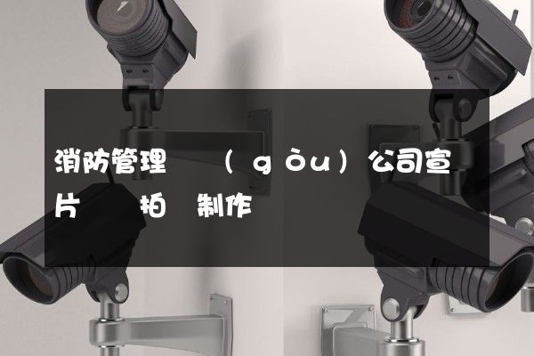 消防管理機構(gòu)公司宣傳片視頻拍攝制作