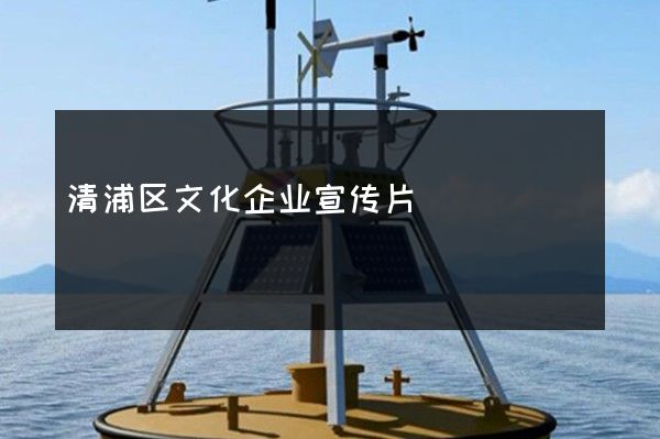 清浦区文化企业宣传片