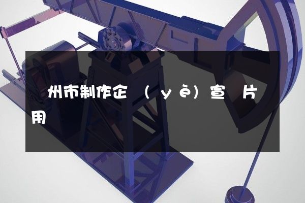 溫州市制作企業(yè)宣傳片費用
