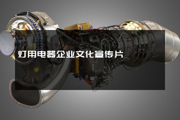 灯用电器企业文化宣传片
