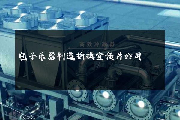 电子乐器制造拍摄宣传片公司