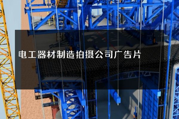 电工器材制造拍摄公司广告片