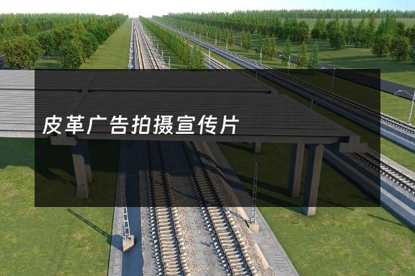 皮革广告拍摄宣传片