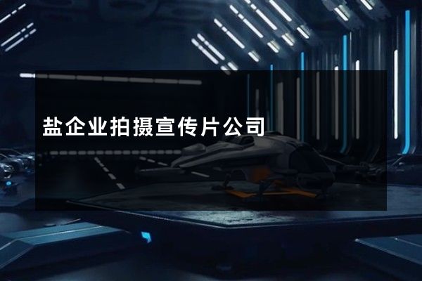 盐企业拍摄宣传片公司