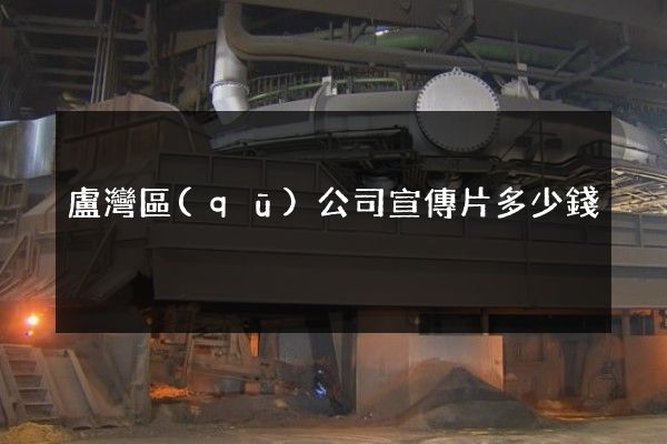 盧灣區(qū)公司宣傳片多少錢