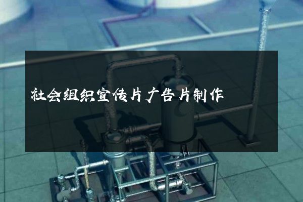 社会组织宣传片广告片制作
