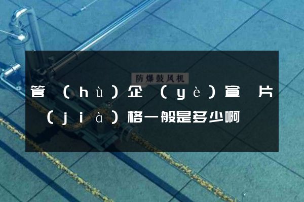 管護(hù)企業(yè)宣傳片價(jià)格一般是多少啊