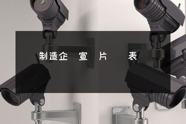 紙漿制造企業宣傳片報價表