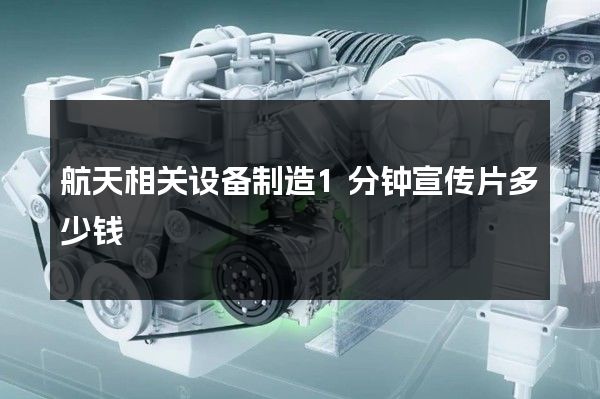 航天相关设备制造1分钟宣传片多少钱
