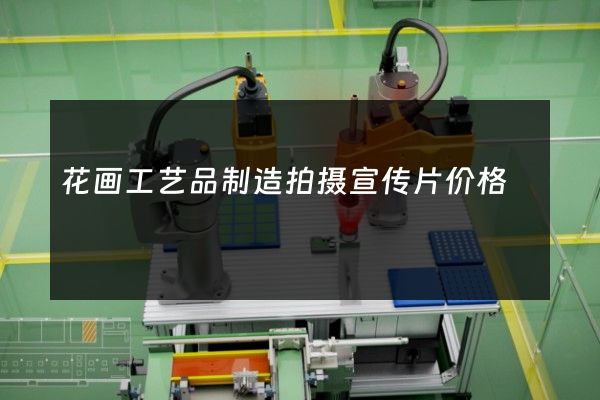 花画工艺品制造拍摄宣传片价格