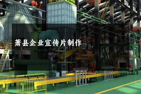 萧县企业宣传片制作